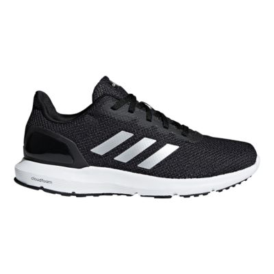 adidas womens running shoes black and white