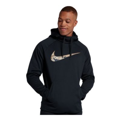 nike men's camo pullover hoodie