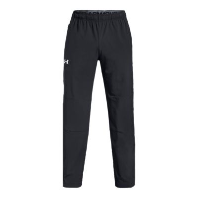 men's under armour black pants