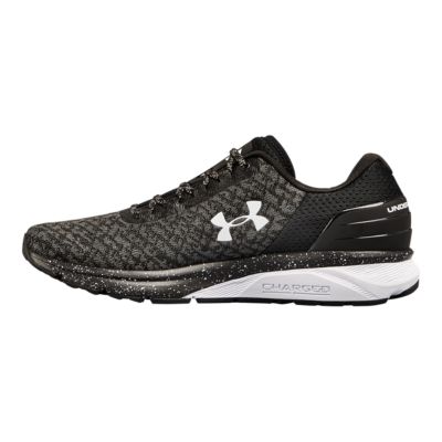 mens black under armour running shoes