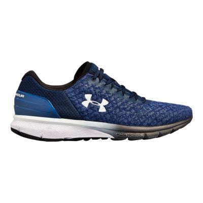 blue and white under armour shoes