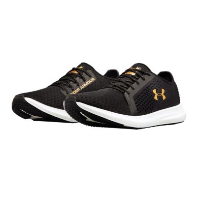 Under Armour Black And Gold Sneakers almoire