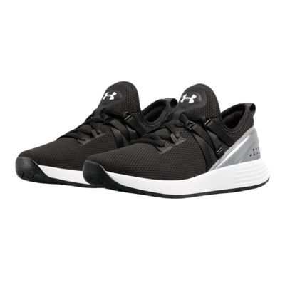 under armour black trainers womens