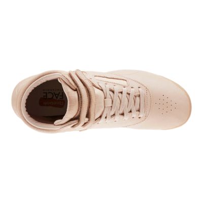 reebok freestyle hi beige
