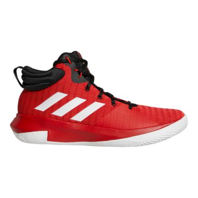 adidas basketball shoes red black white