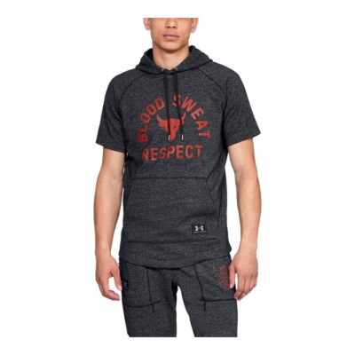 project rock short sleeve hoodie