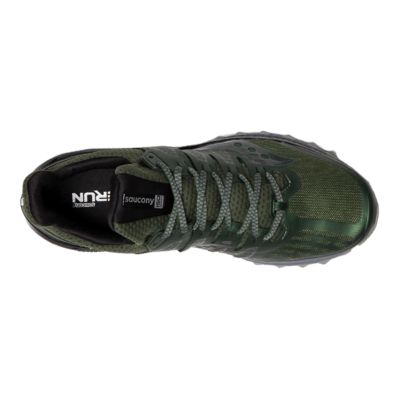saucony trail olive