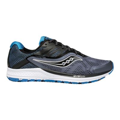 Running Shoes - Grey/Black/Blue 