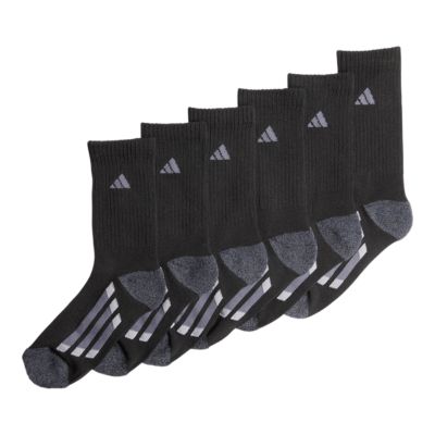 adidas Youth Vertical Stripe Crew Socks 