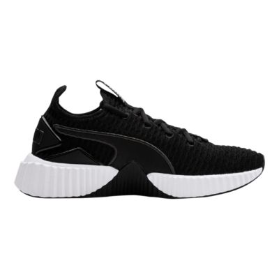 PUMA Women's Defy Shoes - Black/White 