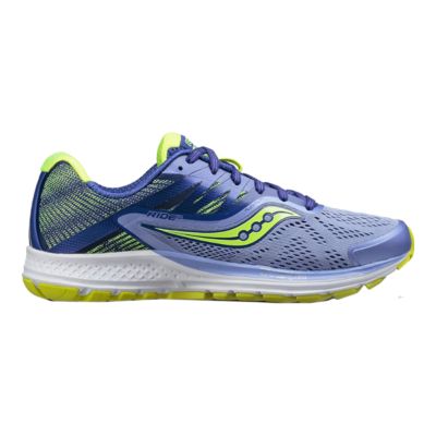 Running Shoes - Purple/Blue/Citron 