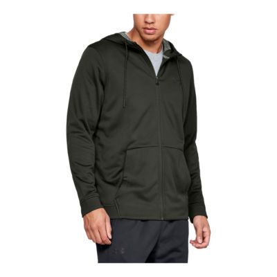 under armour men's armour fleece full zip hoodie