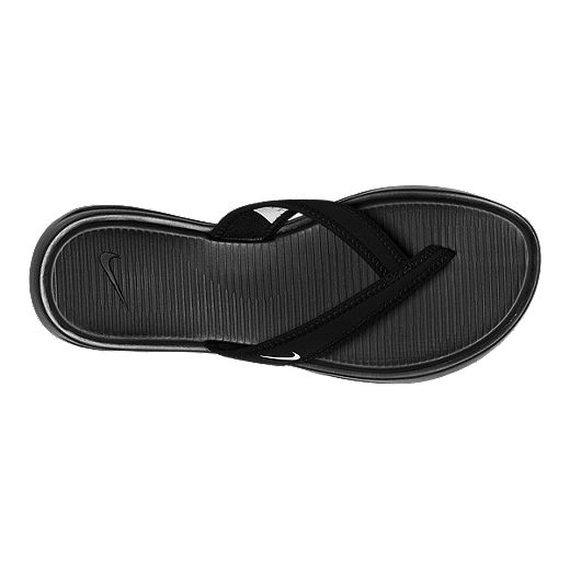 Nike Women's Ultra Celso Thong Pure Sandals Black/White | Sport Chek