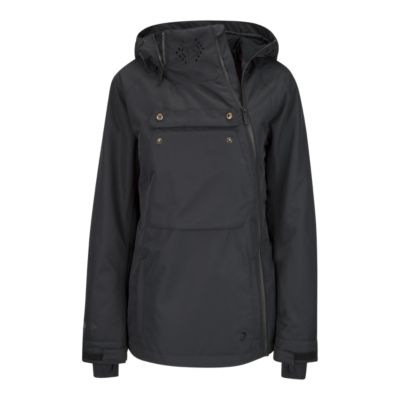 womens black padded parka