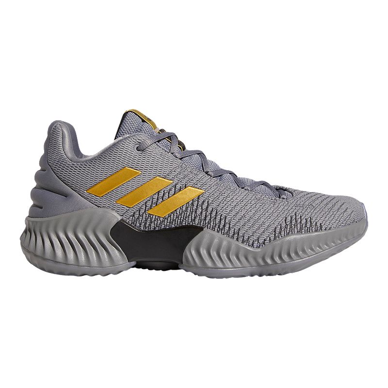 adidas Bounce Low 2018 Shoes - Grey/Gold | Sport Chek
