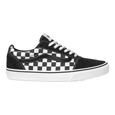 vans ward hi checkerboard men's skate shoes