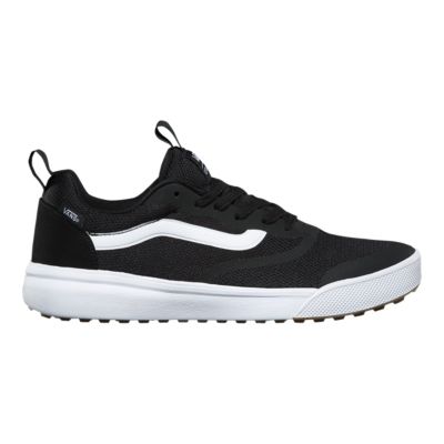 black vans running shoes