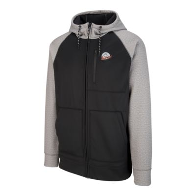 grey burton hoodie