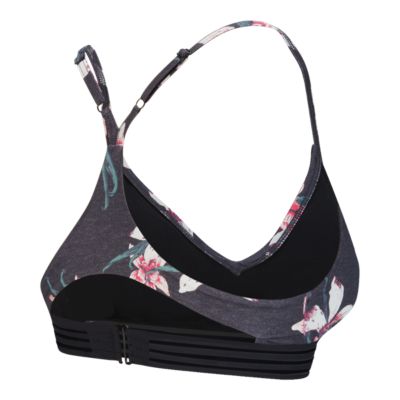 roxy fitness athletic tri bikini top