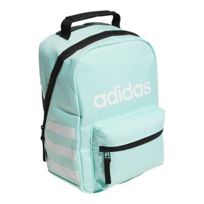 blue adidas lunch bag