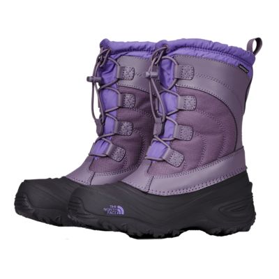 north face purple boots