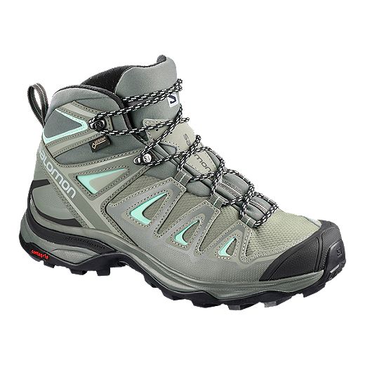 Salomon Women's Ultra 3 Mid Gore-Tex Hiking Boots - Shadow/Gray | Sport Chek
