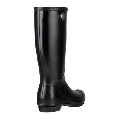 matte black ugg rain boots