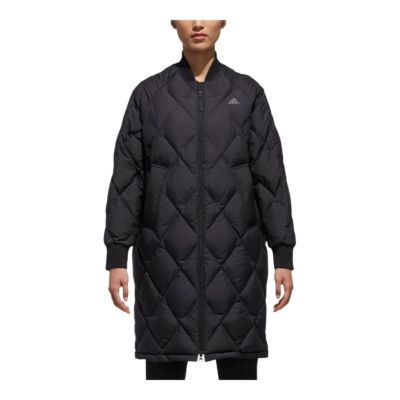 adidas long bomber jacket