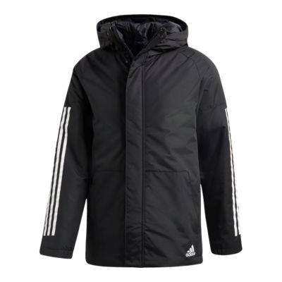 adidas black winter jacket