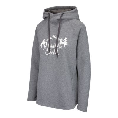 gray graphic hoodie