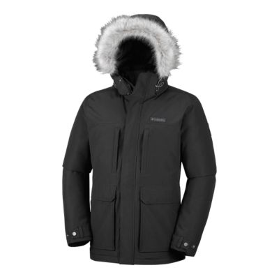 columbia mens jacket with fur hood