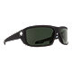 Spy Mccoy Sunglasses - Soft Matte Black with Happy Gray Green Lenses