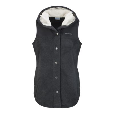womens fleece vest columbia