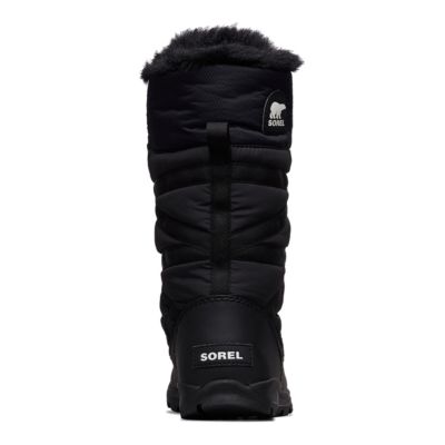 sorel whitney tall lace 2 black