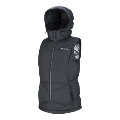 columbia women's pike lake hooded insulated vest