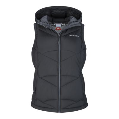 columbia women's pike lake hooded insulated vest