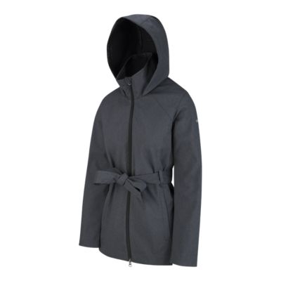 columbia women's take to the streets ii long softshell jacket