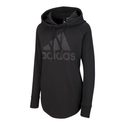 adidas sport id logo hoodie