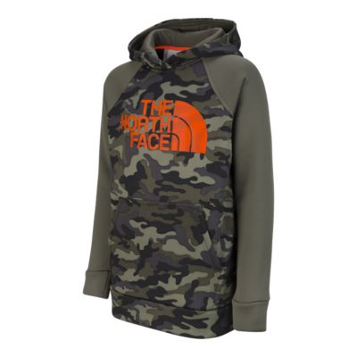 north face camo pullover