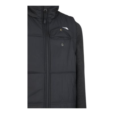 grey north face winter jacket