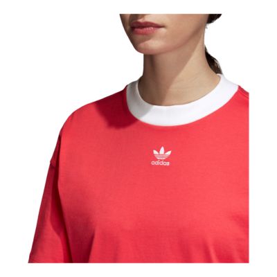 adidas trefoil dress maroon