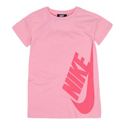 nike t shirt dress pink