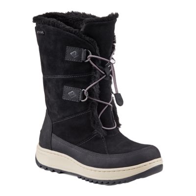 sperry black snow boots