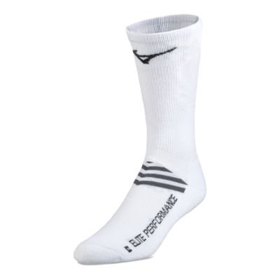 white mizuno volleyball socks