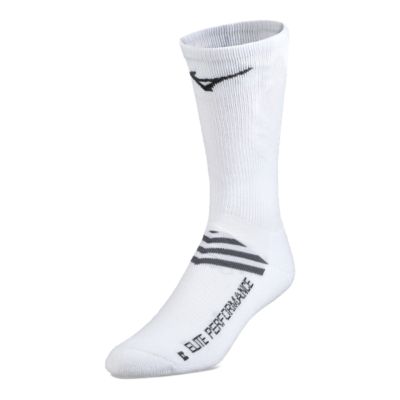 mizuno crew socks black