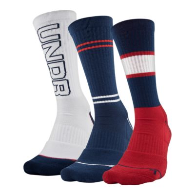 Under Armour Mens' Phenom 4.0 Crew Sock 