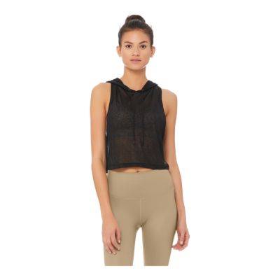 alo arrow tank hoodie