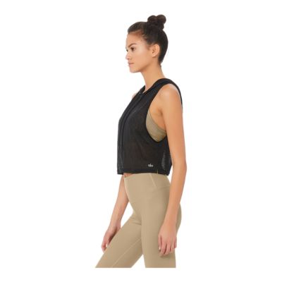 alo arrow tank hoodie