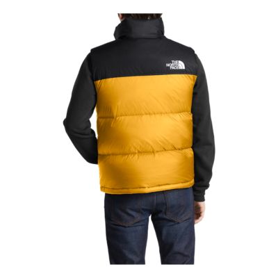 north face hooded vest mens