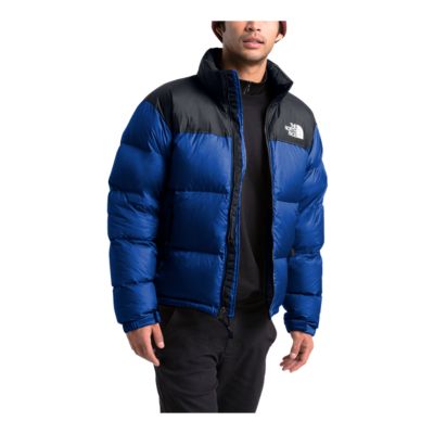 north face blue bubble jacket